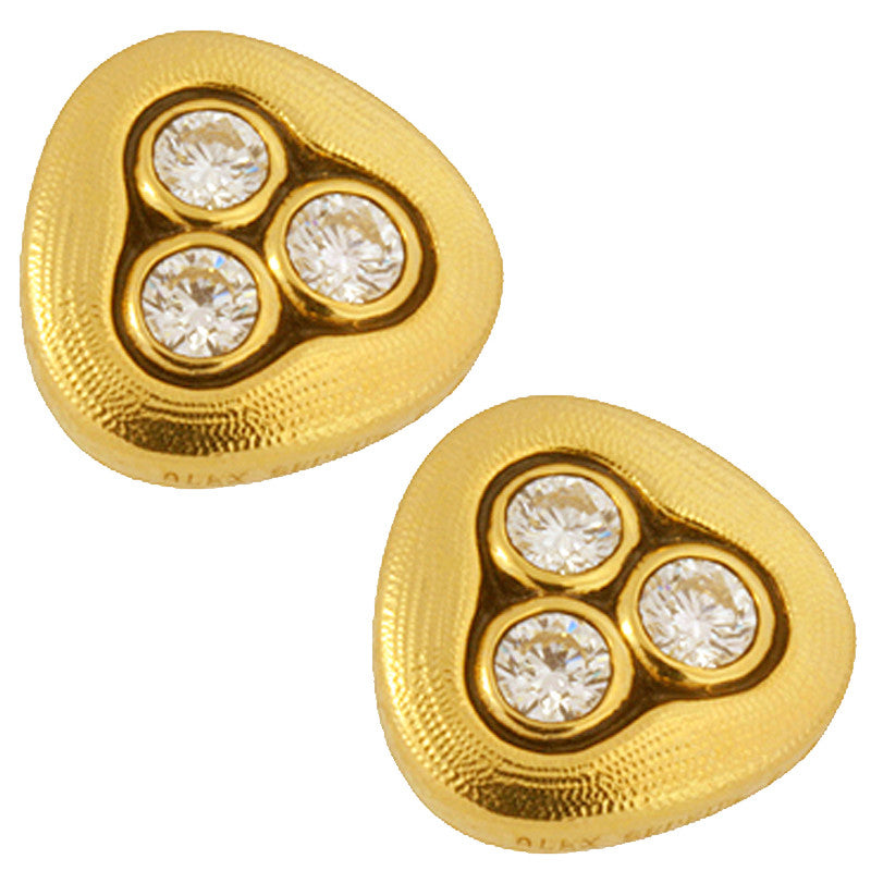 Alex Sepkus Swirling Water Earrings - 18K Gold Plated Hoop Earrings for Women, Elegant Dangle Design for Parties & Weddings | E 75RD