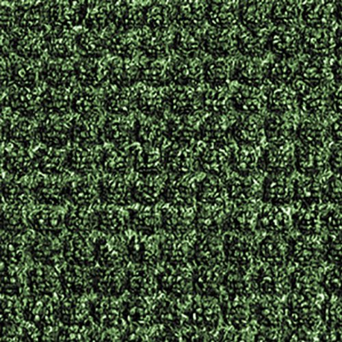 Guardian WaterGuard Indoor/Outdoor Wiper Scraper Floor Mat - Heavy Duty Rubber/Nylon Doormat 4x14 Feet, Green - Perfect for Entryways, Garages & Mudrooms to Trap Dirt & Moisture