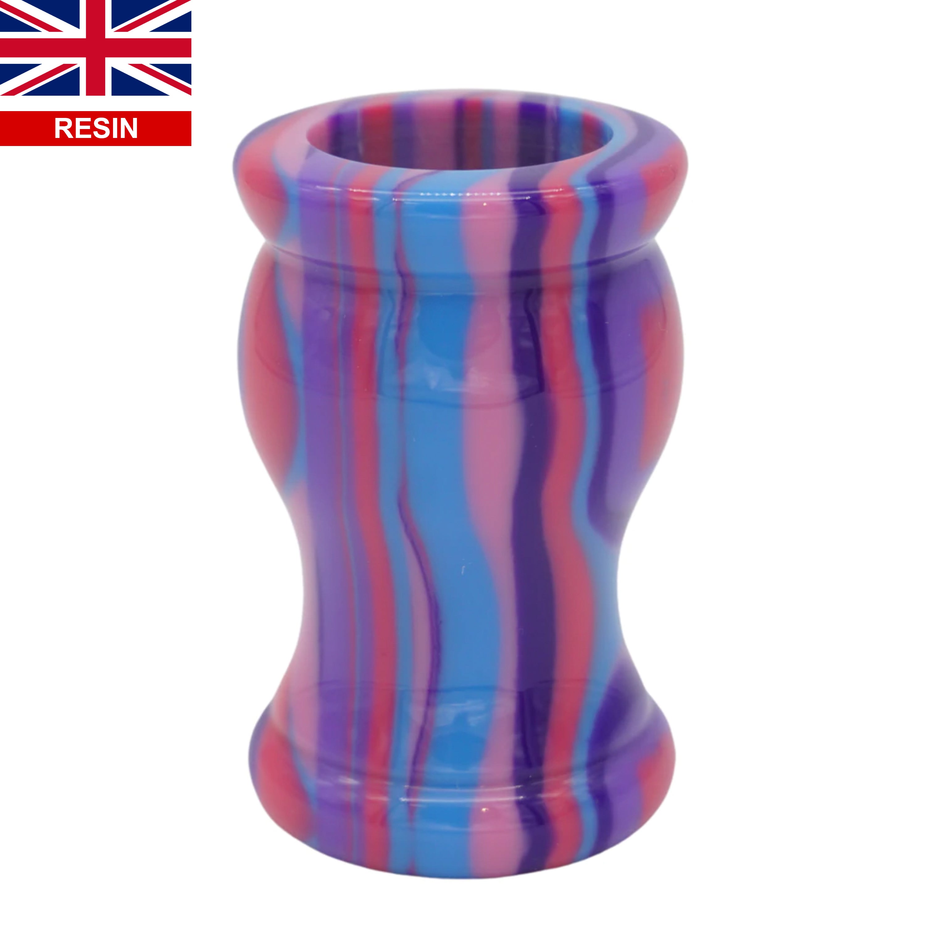 Premium Handcrafted Purple Haze Shaving Brush Handle - Fits 24mm & 26mm Knots - Perfect for Wet Shaving & Grooming Gifts for Men