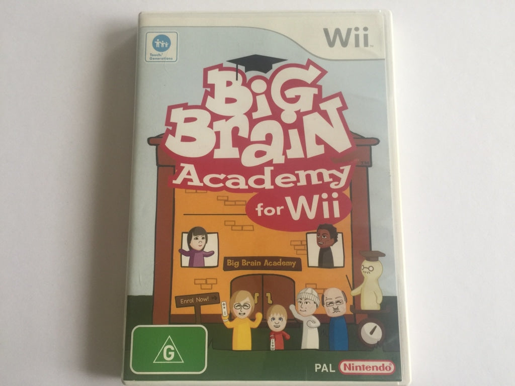 Big Brain Academy for Wii - Complete Game in Original Case - Fun Family Brain Training & Party Game for All Ages