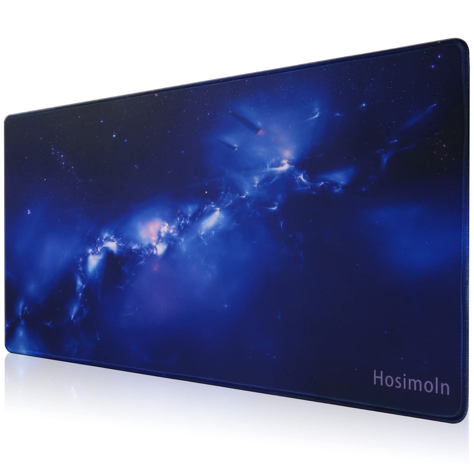 Premium Gaming Mouse Pad - Hosimoln Large 27.5x11.8 Inch (70x30cm) Non-Slip Waterproof Mousepad with Stitched Edges - 0.12