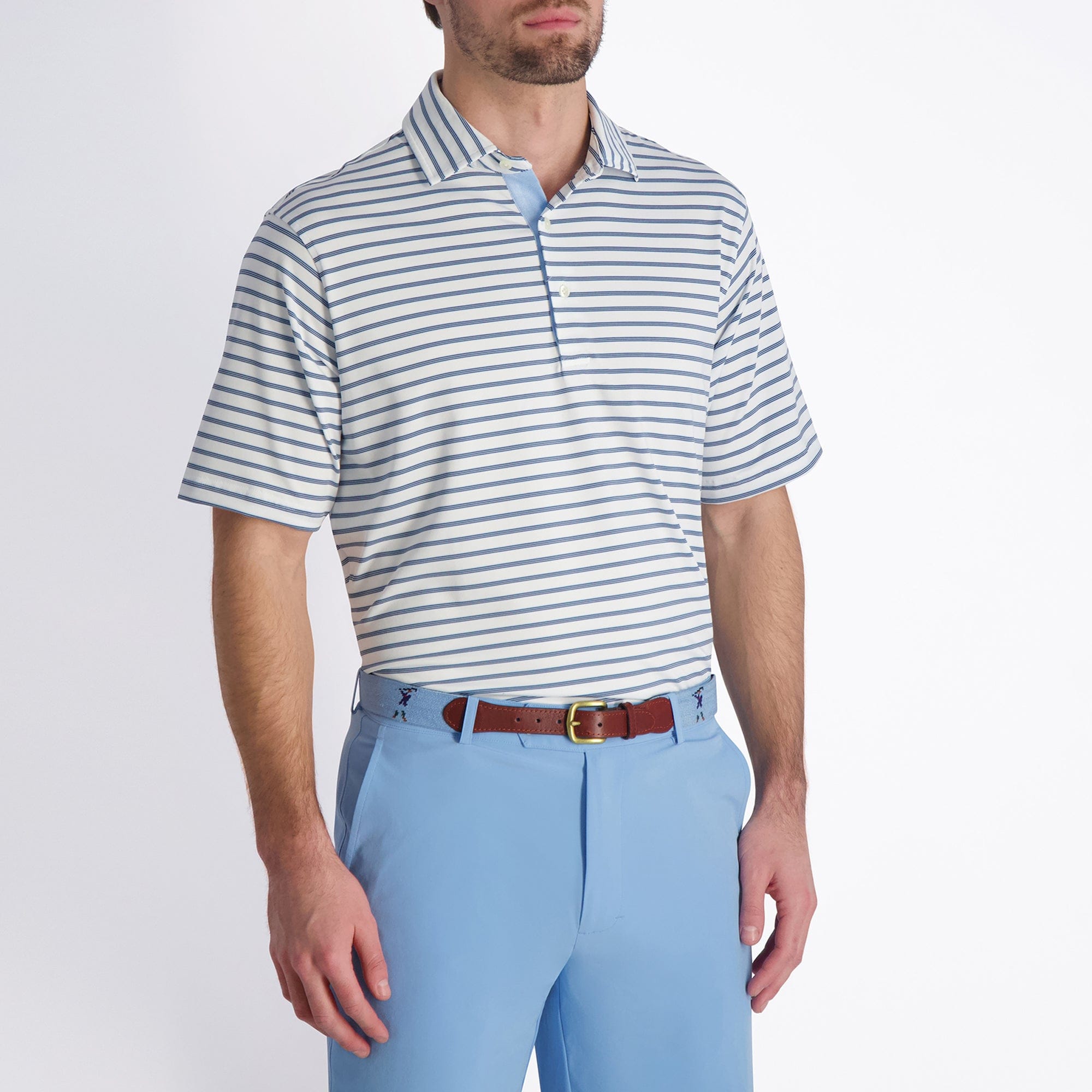 Daniel Striped Shirt for Men - Trendy Casual Button-Up Shirt with Striped Pattern - Perfect for Office, Date Night & Weekend Outfits