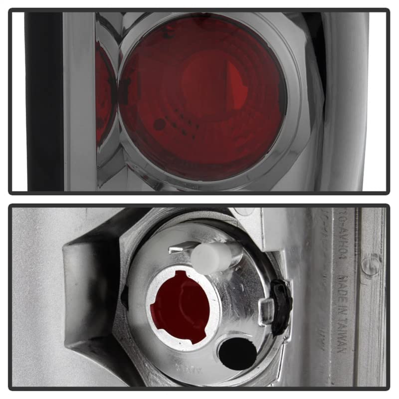 Spyder Auto 5001139 Euro Style Tail Lights - Chrome/Smoked Lens for BMW, Mercedes, Audi - Enhances Vehicle Style & Night Visibility | Perfect for Car Enthusiasts & Night Driving