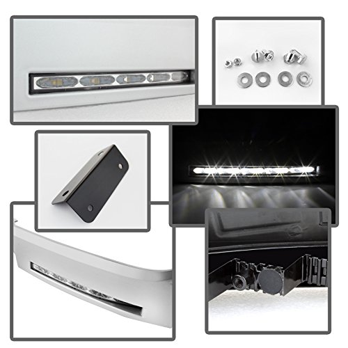 Tundra LED Daytime Running Lights - XSP-X Model Style with Silver Bezel | DRL Lights for Improved Visibility & Safety | Perfect for Off-Roading, Daily Commuting & Night Driving
