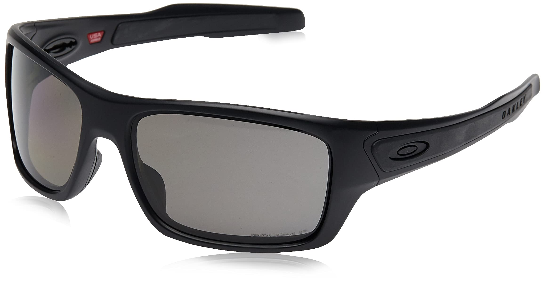 Oakley Men's Oo9263 Turbine Rectangular Polarized Sunglasses - UV Protection, Lightweight & Durable for Running, Driving & Outdoor Sports