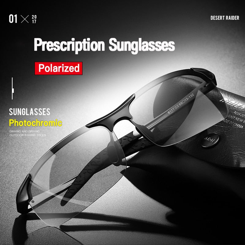Aidien Unisex Full Rim Square Aluminum Magnesium Reading Glasses & Sunglasses B8177 - Lightweight Eyewear for Reading, Outdoor Activities, and Fashion Accessories