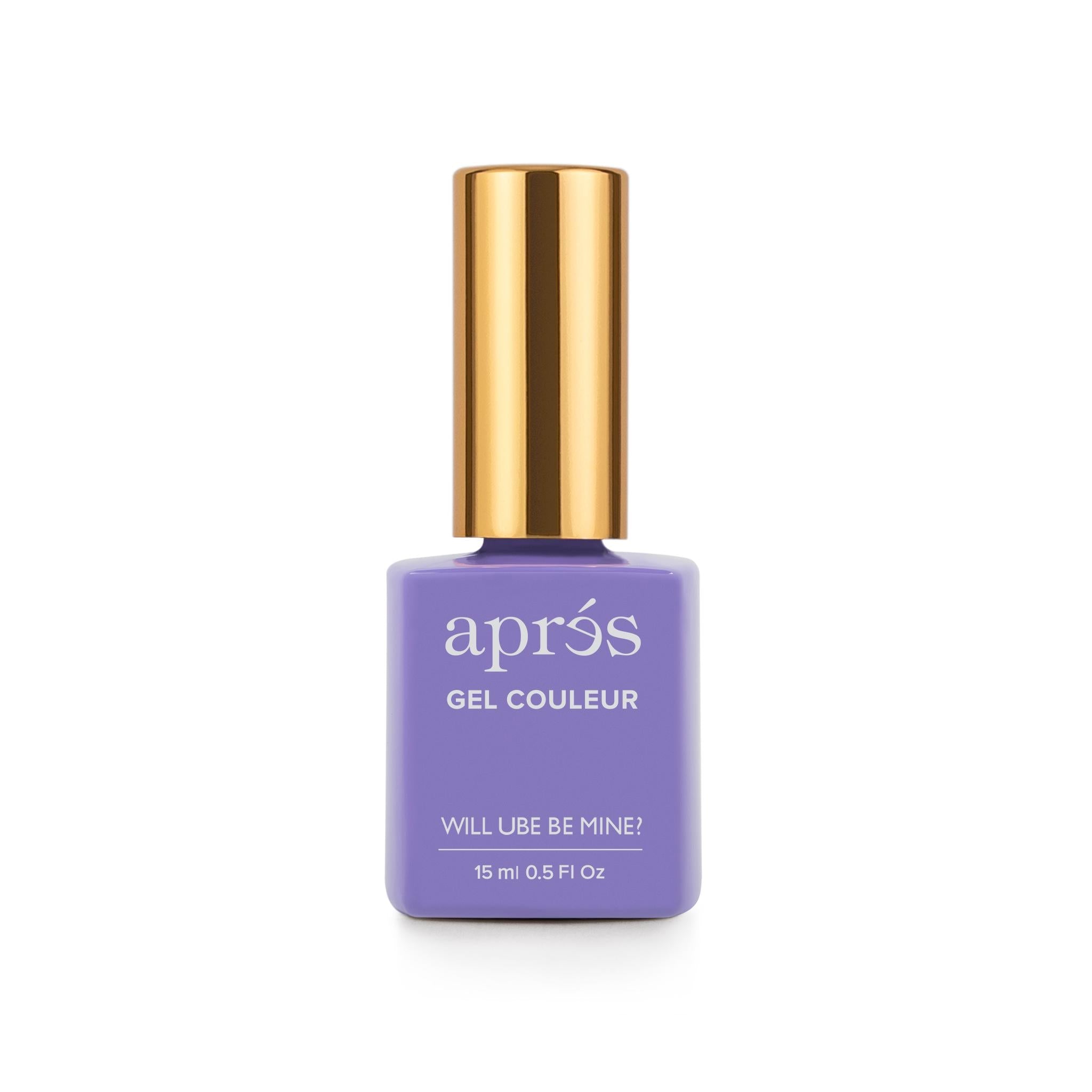 Apres Gel Polish - Will Ube Be Mine? Purple Nail Gel for Valentine's Day & Special Occasions - Long-Lasting Salon-Quality Manicure at Home