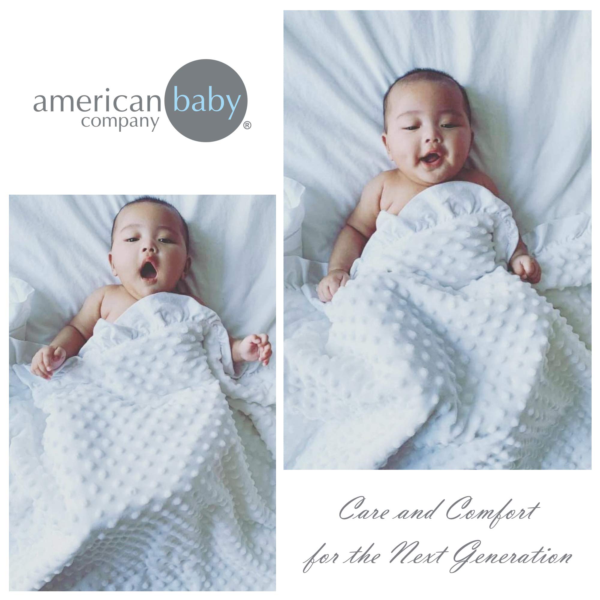 Heavenly Soft Minky Dot 3-Piece Mini Crib Bedding Set - Breathable & Hypoallergenic Nursery Bedding for Boys & Girls | Perfect for Daycare, Travel & Co-Sleeping