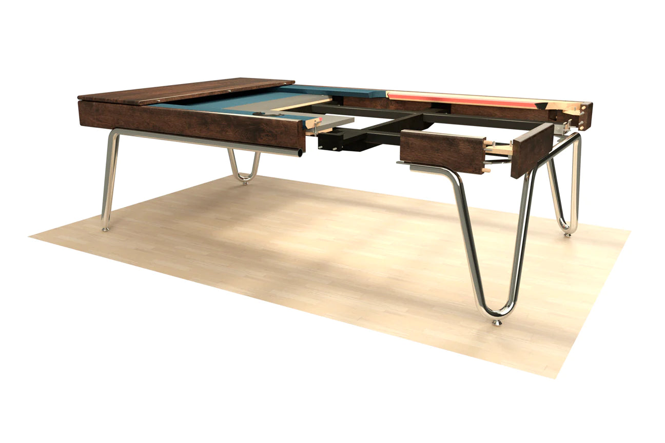 Premium Canadian Billiard Loft Pool Table for Home Game Room - Professional 8ft Pool Table with Accessories | Perfect for Family Entertainment & Man Cave Decor