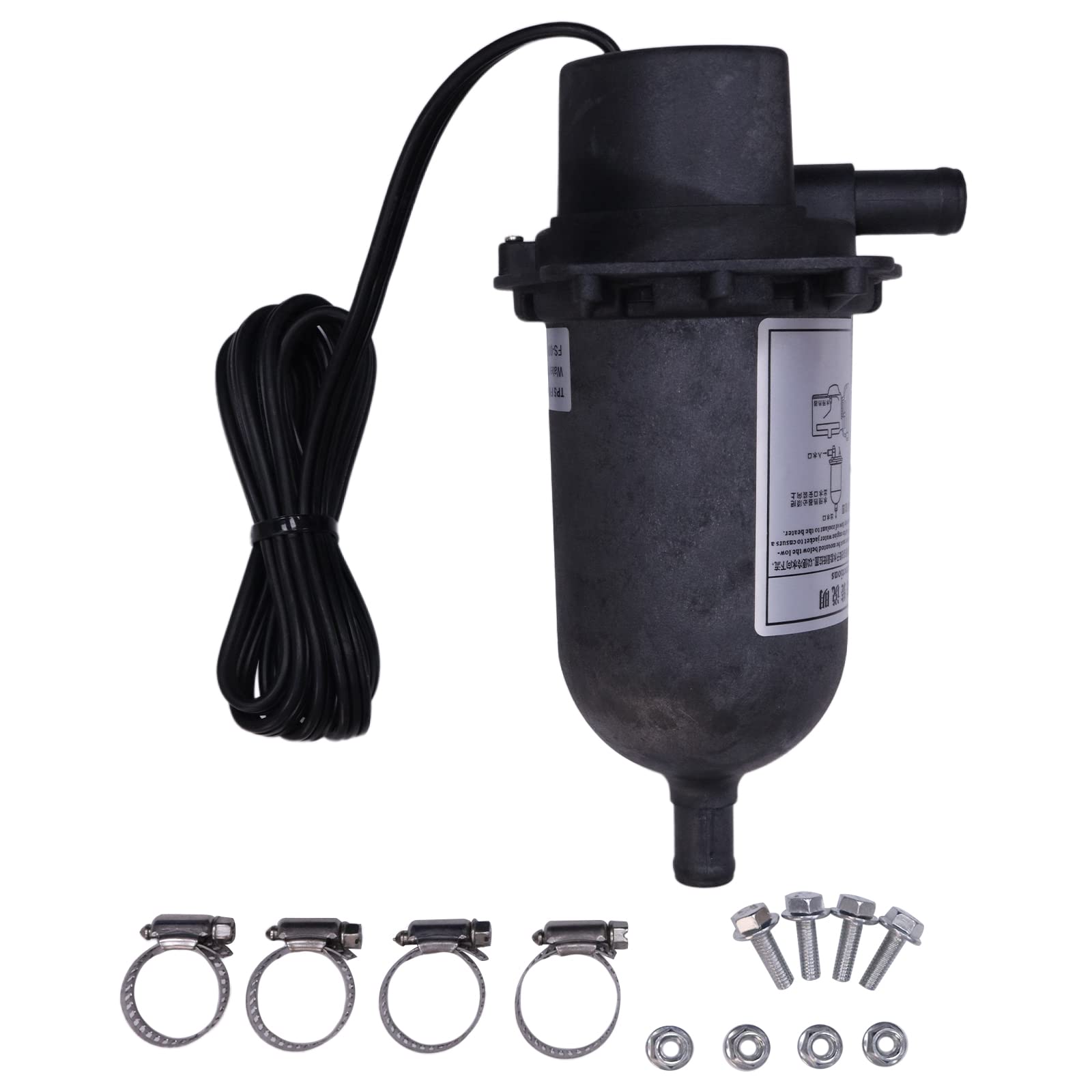 DVPARTS 1500W 120V Engine Coolant Heater | TPS151GT10-000 (590-893, 590893, 084918G) | Universal Pre-Heater for Generators, Tractors, Buses, Trucks, Boats & Vehicles | Winter Engine Warm-Up Solution