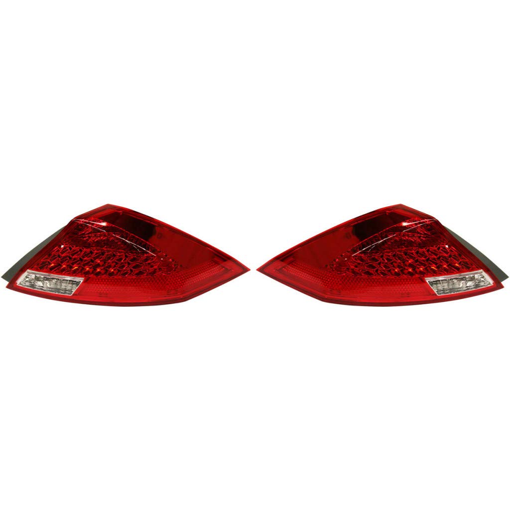 2006-2007 Honda Accord Coupe LED Tail Lights Pair - Driver & Passenger Side Assembly (Part# HO2818132 HO2819132 | 33551-SDN-A11 33501-SDN-A11) - Perfect for Night Driving & Enhanced Visibility