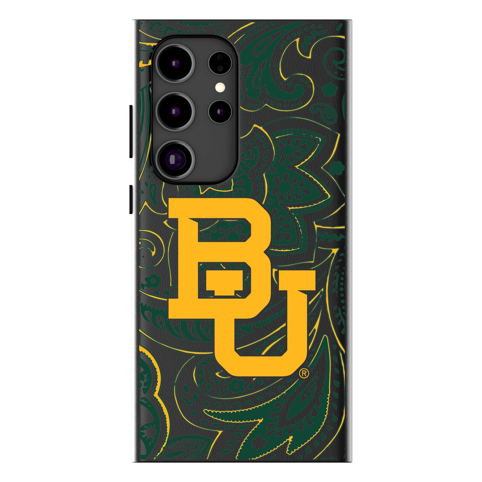 Baylor University Bears Paisley MagSafe Compatible Phone Case for Samsung Galaxy - Perfect for Game Days, School Spirit & Everyday Protection