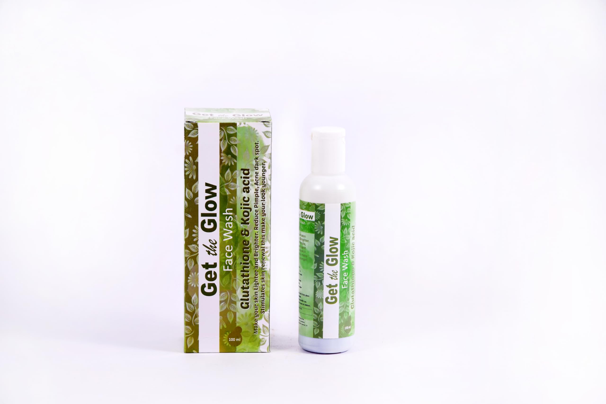 NutriWorld Get The Glow Face Wash 100ml - Gentle Cleanser for Glowing Skin | Daily Use for All Skin Types | Perfect for Morning & Night Routine