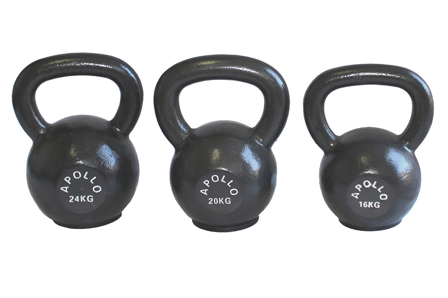 Premium Apollo Kettlebells with Non-Slip Rubber Base - Home Gym Equipment for Strength Training, CrossFit & Weightlifting - Perfect for Home Workouts & Fitness Studios