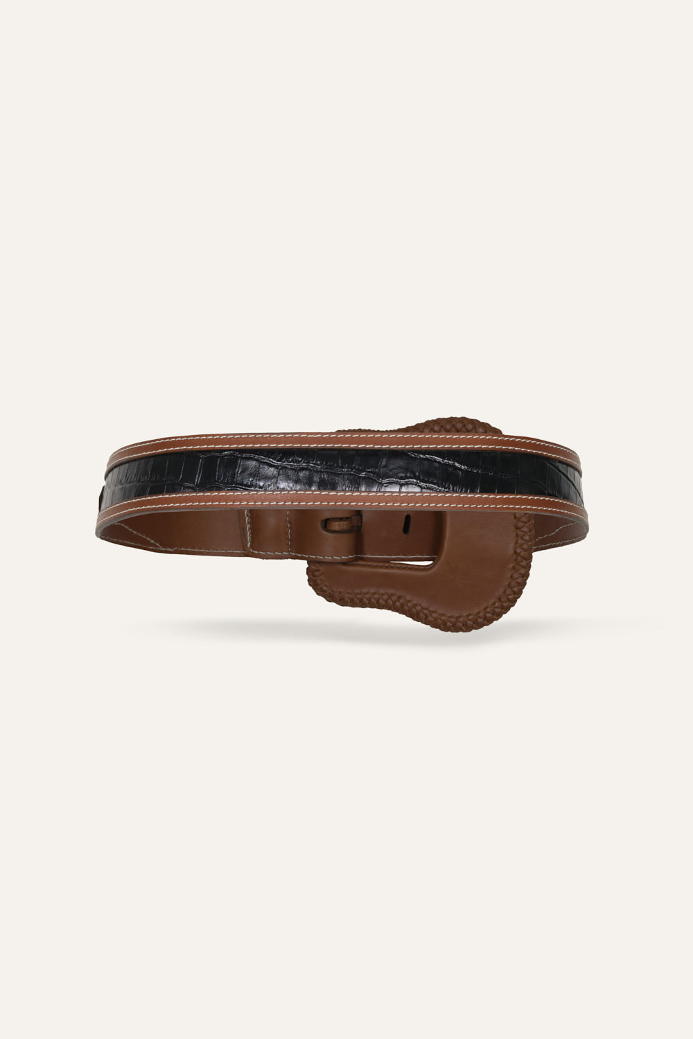 Premium Brown & Black Leeward Belt for Men - Stylish & Durable Fashion Accessory for Casual, Office & Outdoor Wear