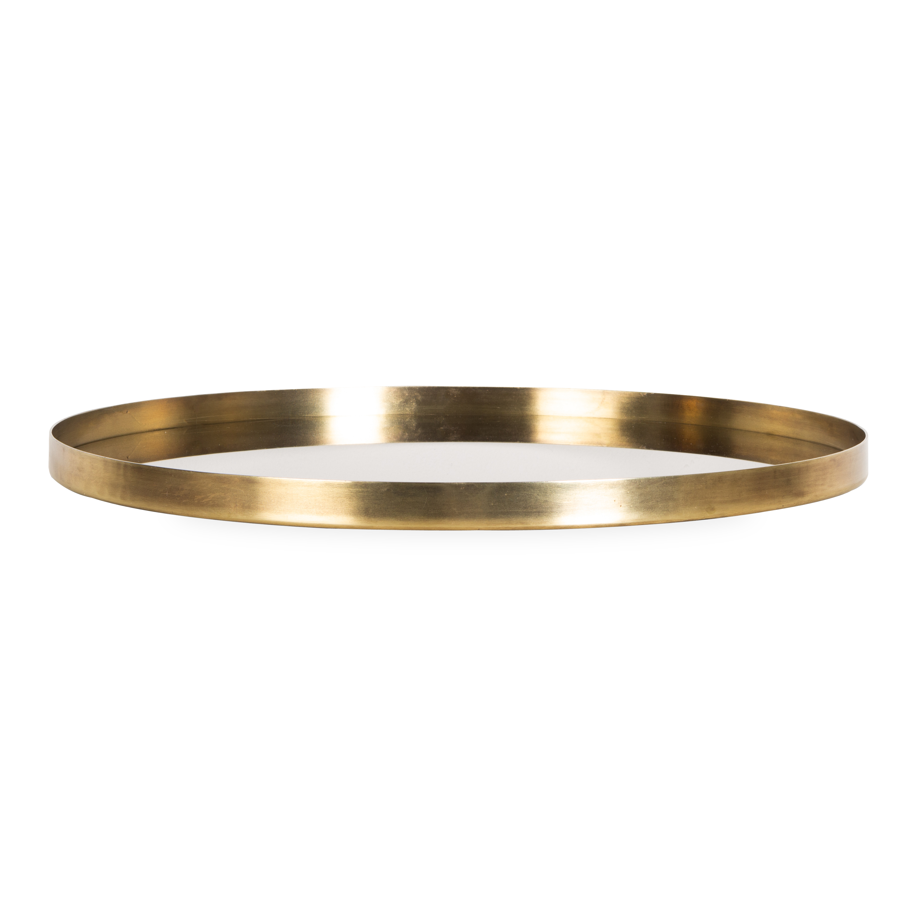 Stylish Round Acrylic Mirror Tray for Home Decor & Vanity Organization - Perfect for Jewelry Display, Bathroom Essentials, and Coffee Table Decor