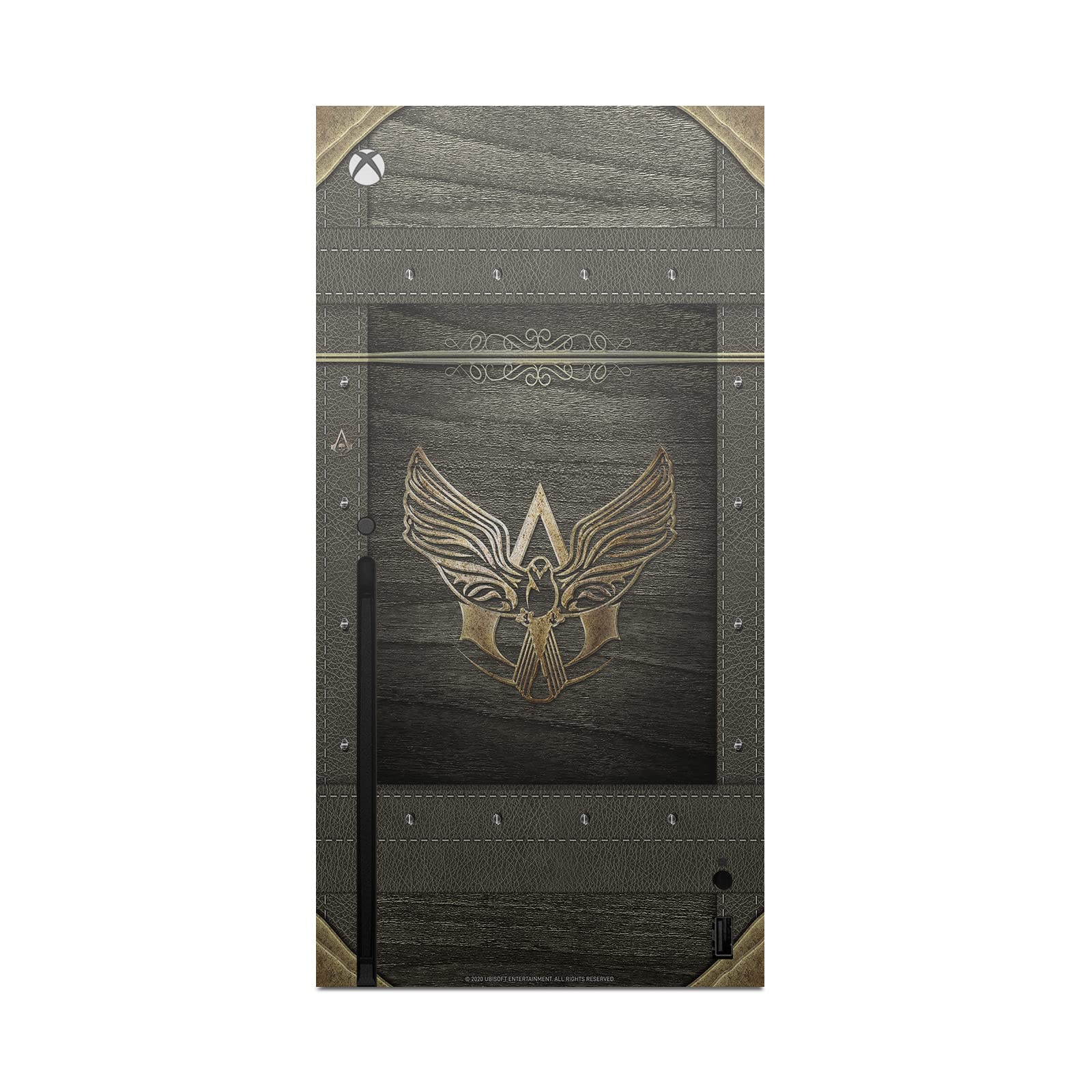Officially Licensed Assassin's Creed Black Flag Wood & Gold Chest Vinyl Skin Decal - Compatible with Xbox Series X Console & Controller Bundle | Gaming Accessories for Xbox Fans & Collectors