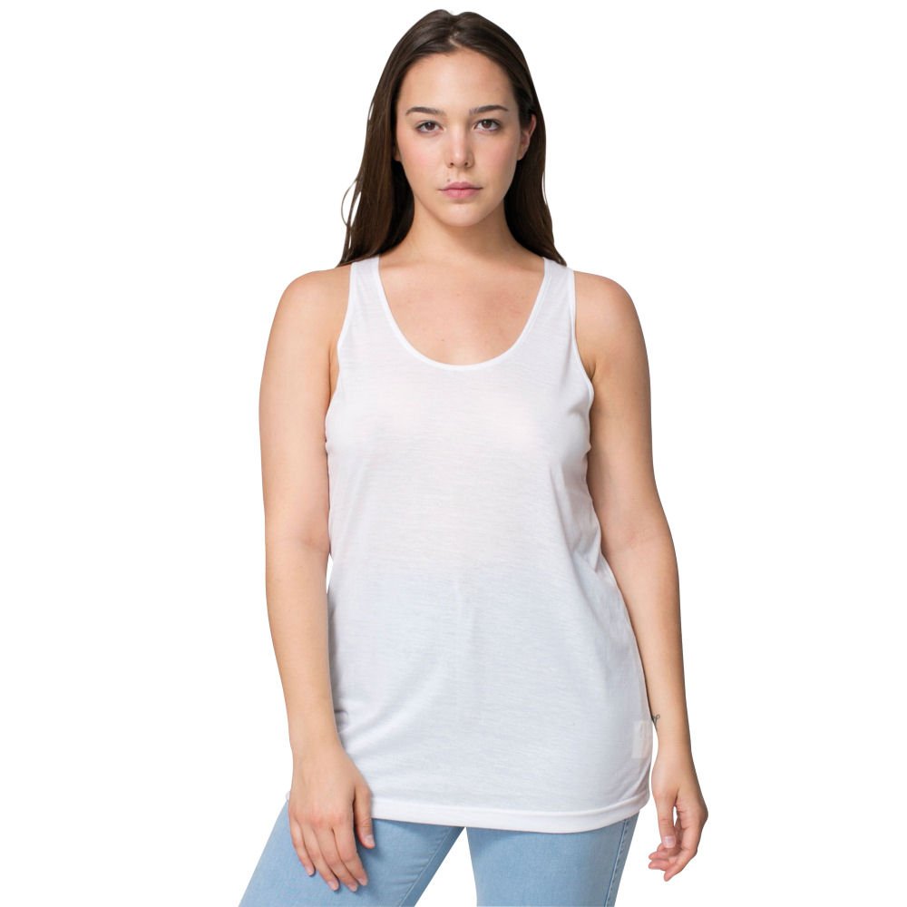 American Apparel Unisex Sublimation Tank Top PL408 - Breathable Athletic Wear for Gym, Running & Summer Sports