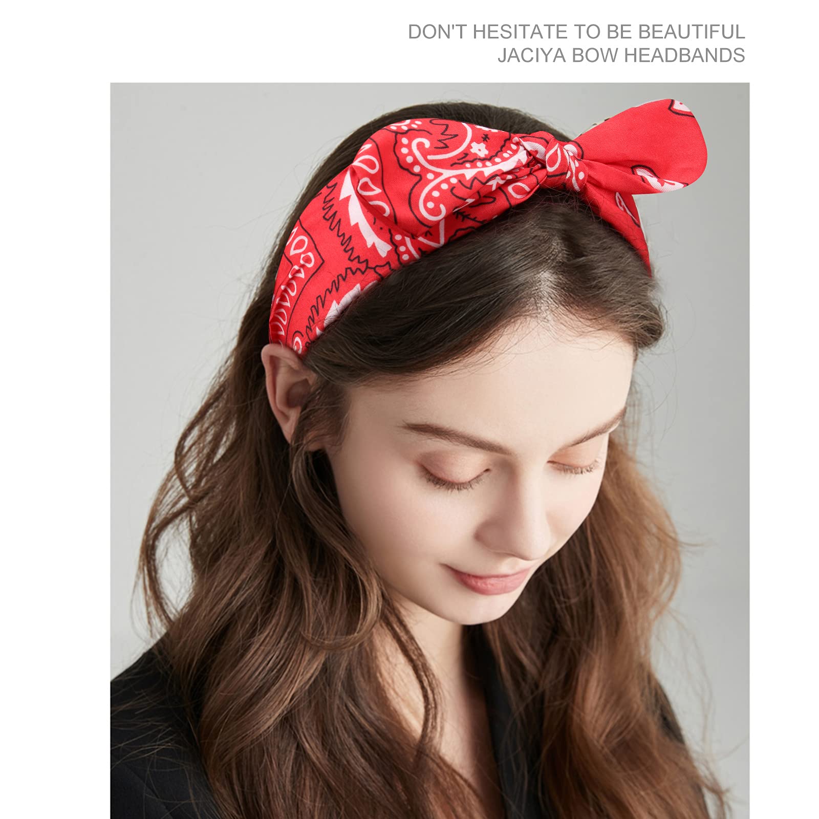 Jaciya Women's Fashion Headbands - Non-Slip Hair Bands for Women & Girls | Stylish Diademas Para Mujer | Perfect for Workouts, Yoga, and Everyday Wear
