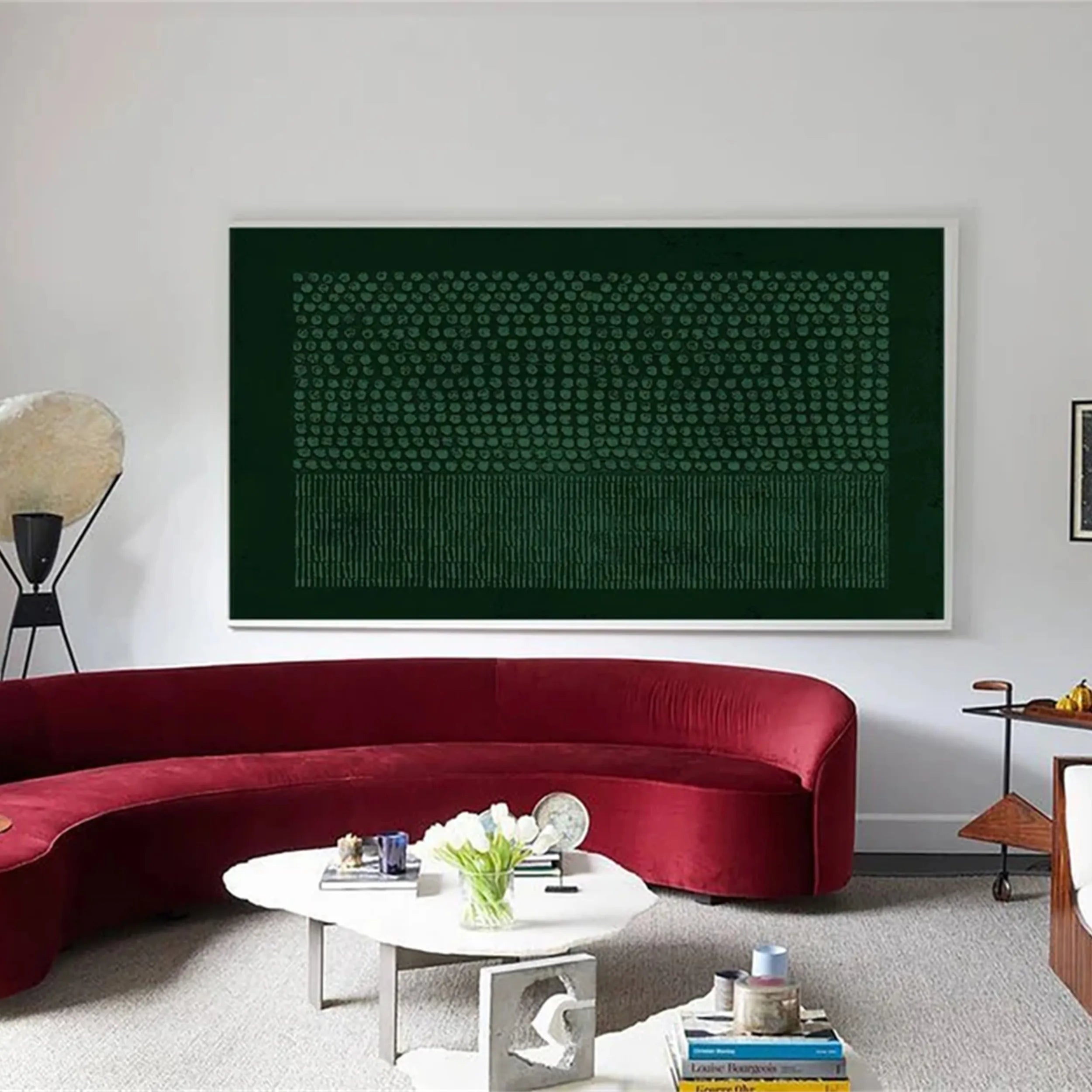 Blue & Green Abstract Art Print #BG024 - Modern Wall Decor for Living Room, Bedroom & Office