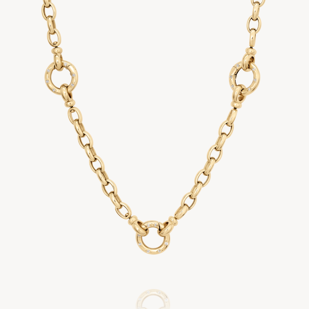 Petite Aria Trio Necklace - Dainty Layered Gold Necklace for Women - Perfect for Everyday Wear, Date Nights & Gifts