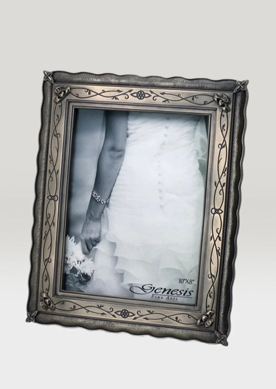 Genesis Claddagh Wedding Frame - Elegant Irish Celtic Love Knot Picture Frame for Anniversaries, Engagements & Home Decor | Perfect Gift for Couples, Bridal Showers & Wedding Guests