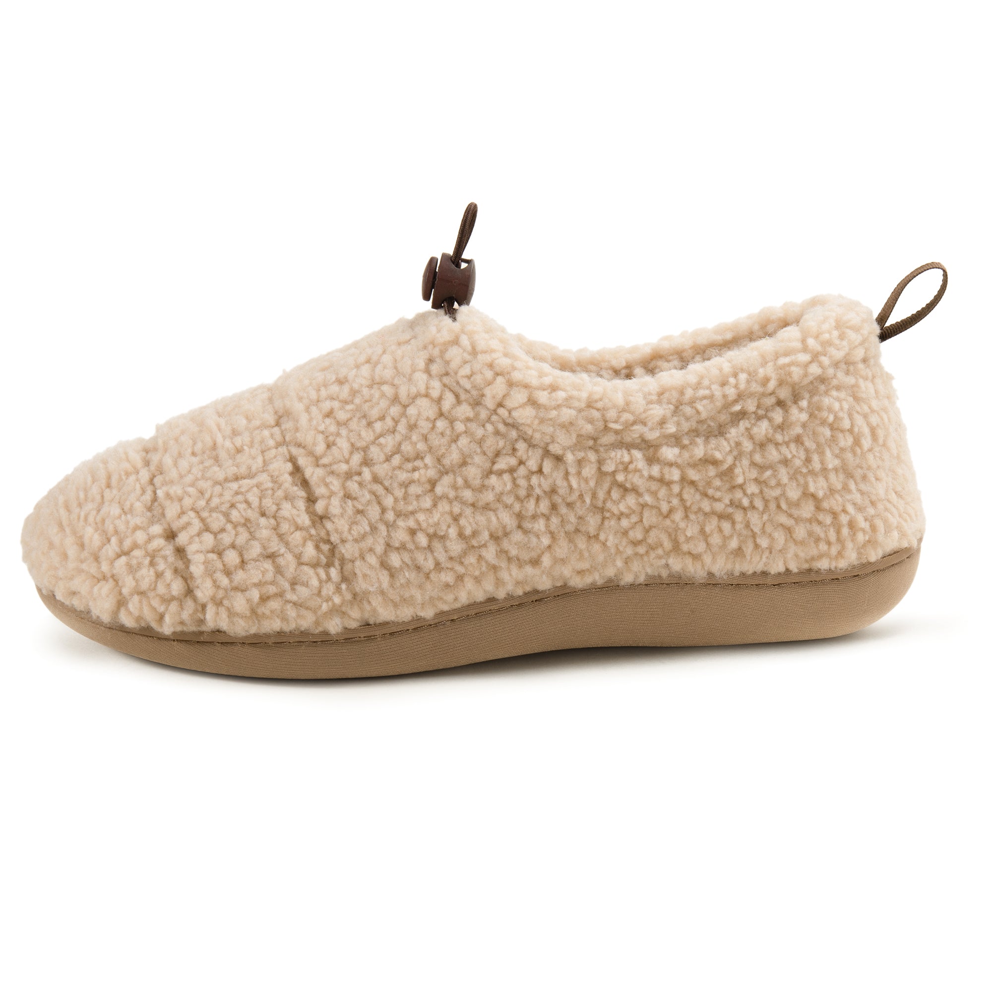 Women's Adjustable Drawstring Camper Moc Slippers - Cozy Indoor/Outdoor House Shoes for Relaxing at Home or Quick Errands