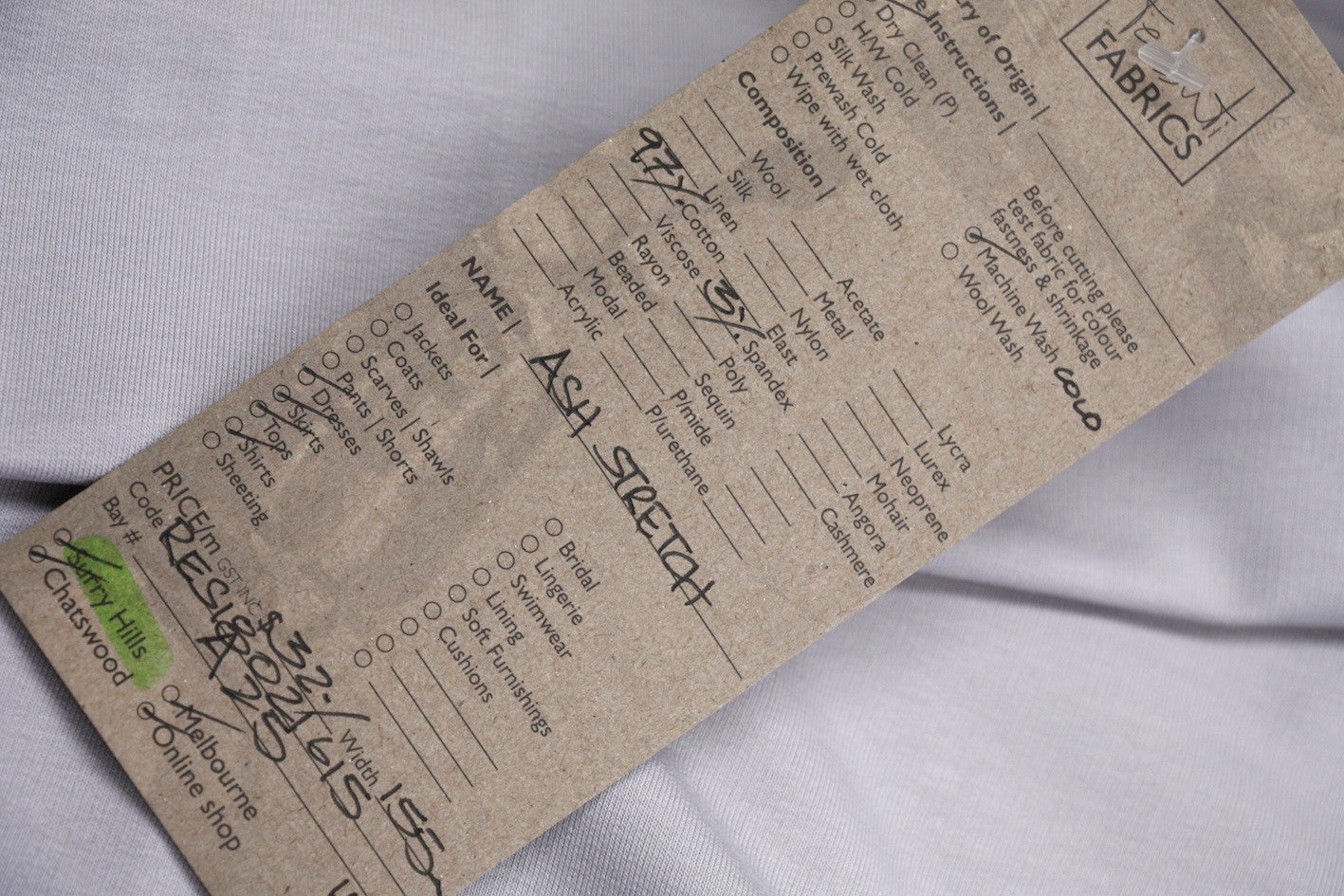 Premium Ash Stretch Fabric - Soft, Durable & Comfortable Material for Clothing, Upholstery & DIY Projects | Perfect for Dresses, Curtains & Home Decor