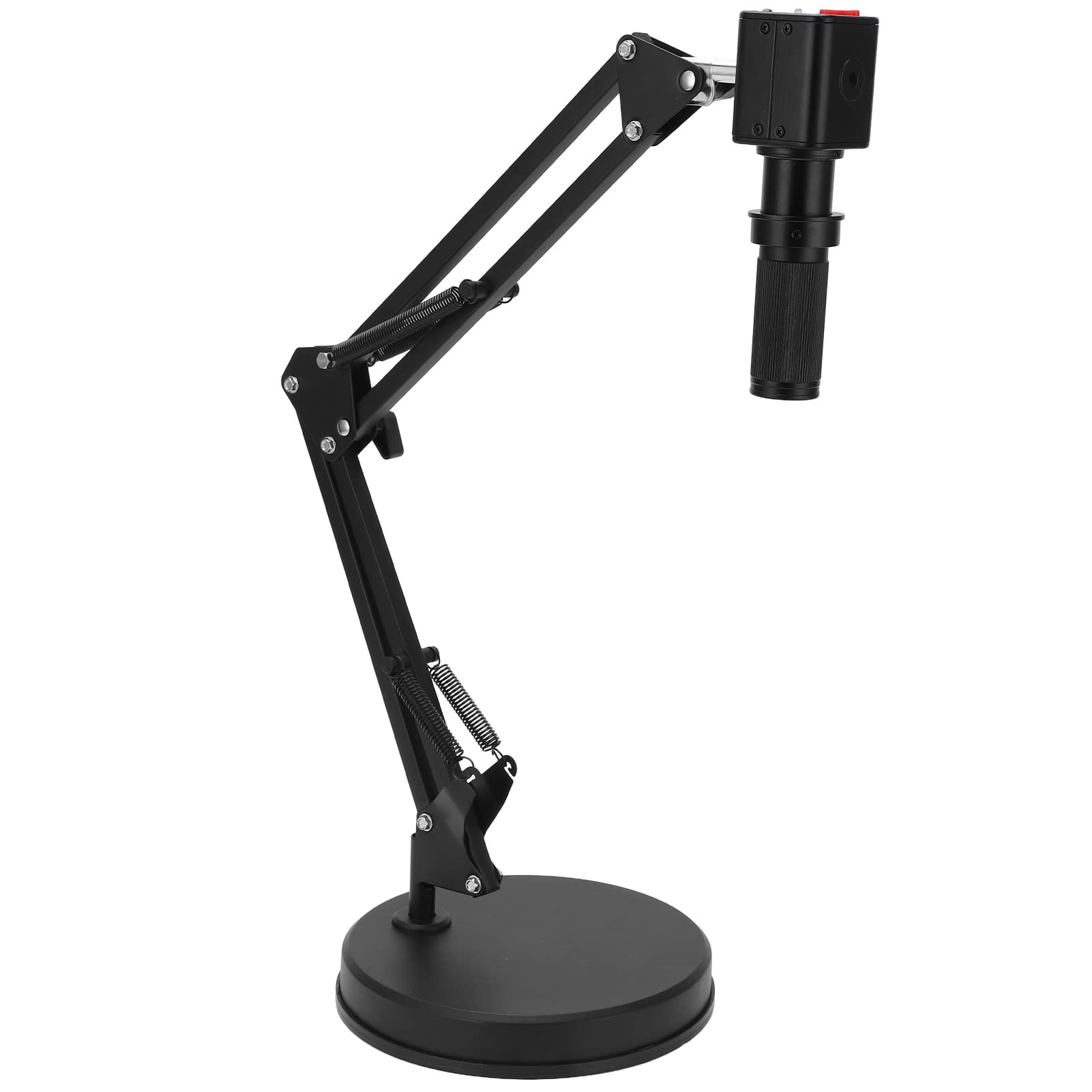 16MP 2K HD Digital Microscope Camera with Stand - 1080P Electronic Microscope for Phone Repair, PCB Inspection & Industrial Use (US Plug) - Perfect for Electronics Hobbyists, Jewelry Appraisal & Science Education