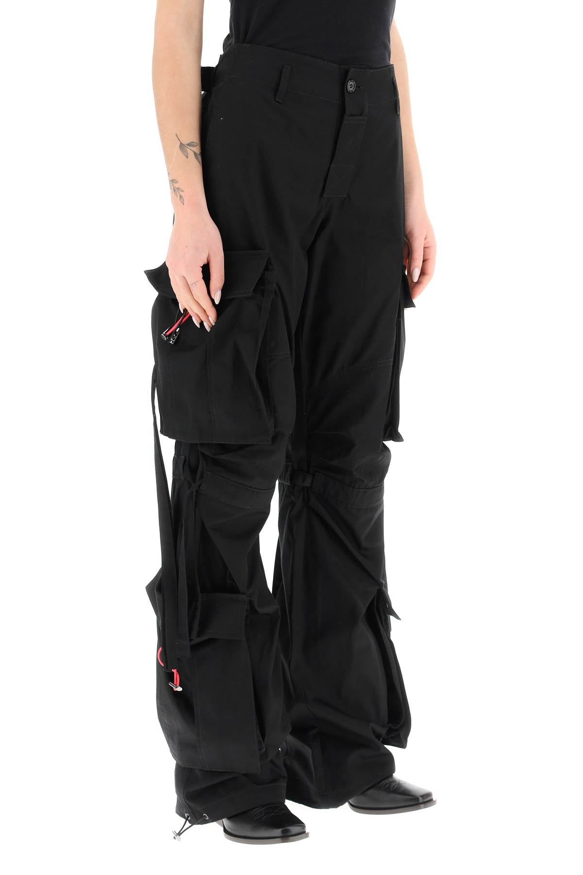 Darkpark 'Lilly' Gabardine Cargo Pants for Women - Stylish Utility Pants for Outdoor Adventures, Hiking & Casual Wear