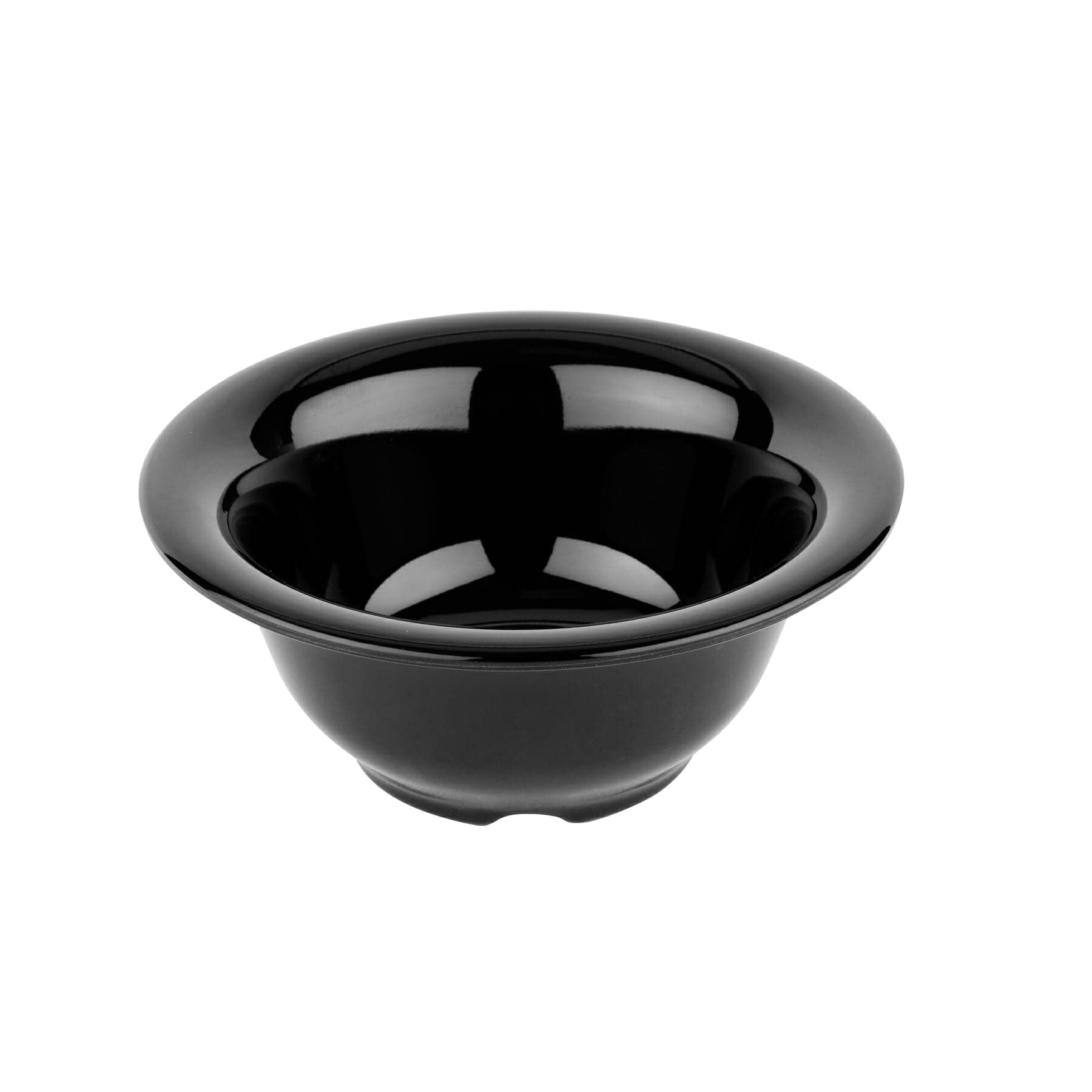 Premium Melamine Narrow Rim Deep Fruit & Soup Bowls - 10 oz, Black (Set of 12) - Durable & Lightweight for Outdoor Picnics, Parties, and Everyday Dining