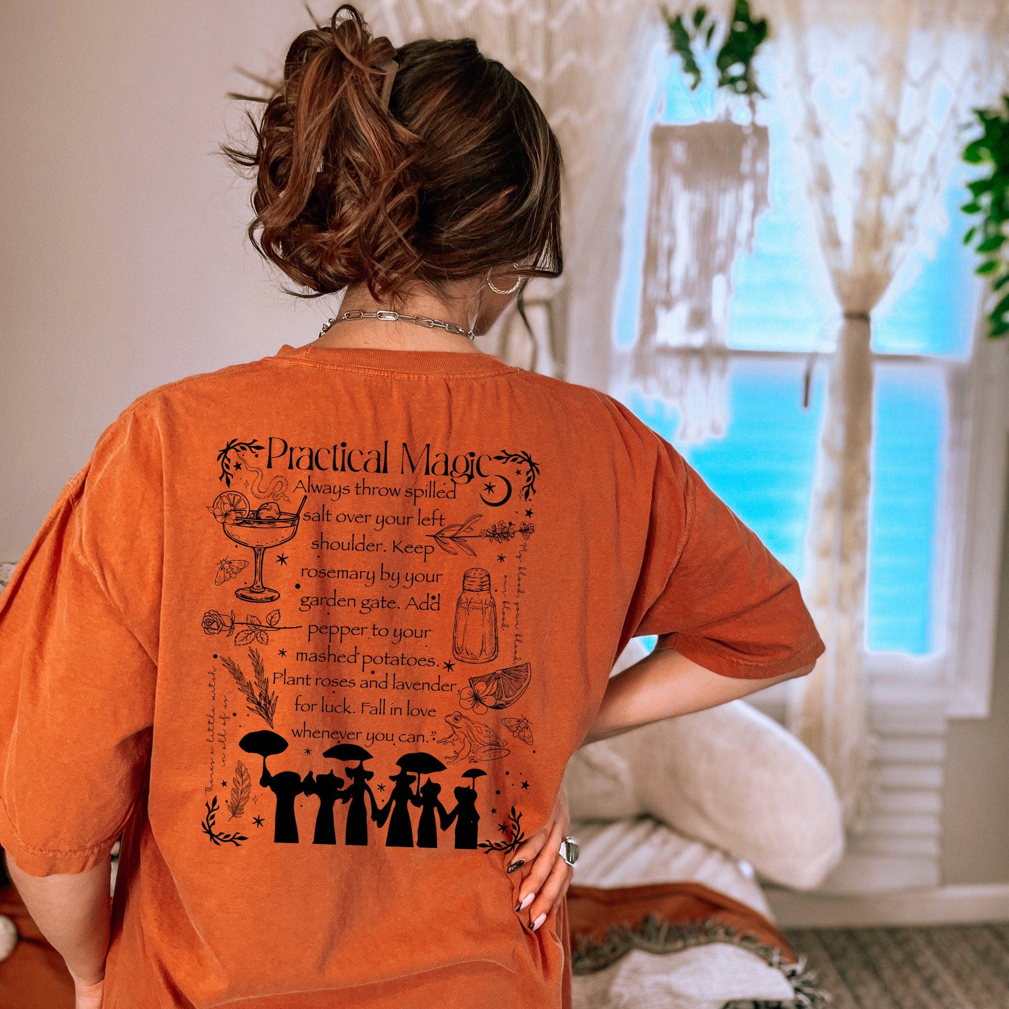Practical Magic Hoodie - Midnight Margarita Sweatshirt | 90s Witches Shirt & Witchy Apparel | Owen Sisters Movie Merch | Perfect for Halloween Costumes & Witchcore Fashion