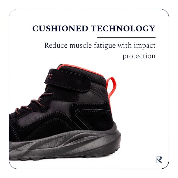 Rockport Kids Basketball Sneakers - High Top Athletic Shoes for School & Sports