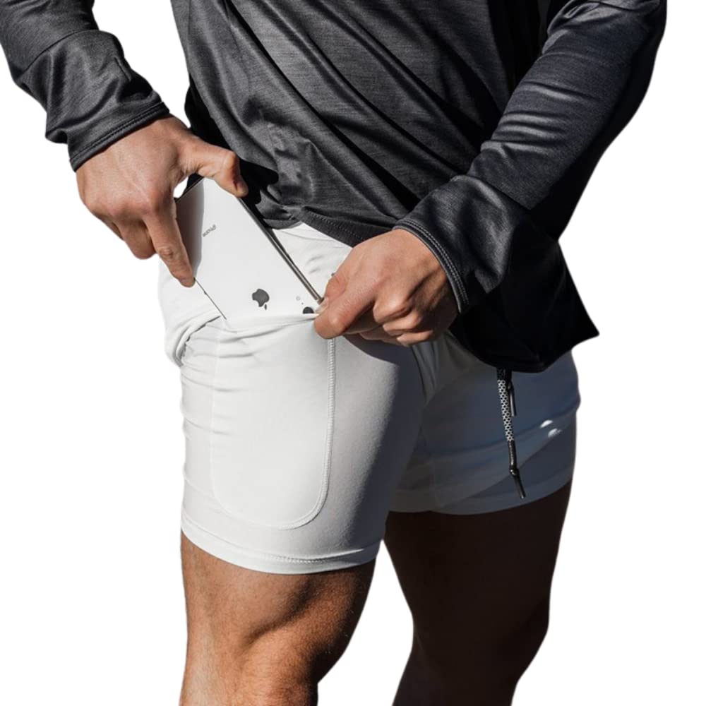 Men's 7 Inch Inseam Running Shorts - Breathable Quick-Dry Gym Workout Shorts for Jogging, Training & Sports | Perfect for Summer Workouts & Active Lifestyles