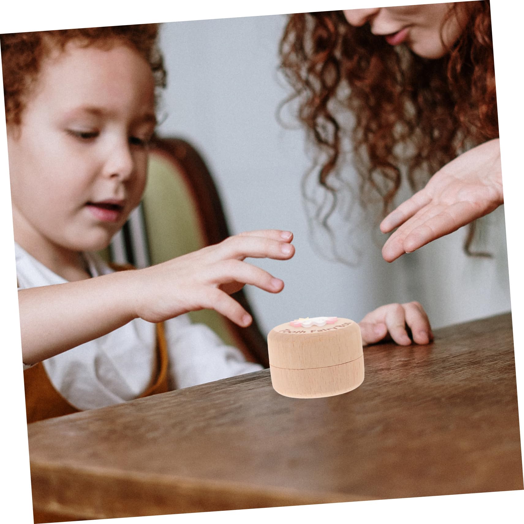 Beautiful Wooden Tooth Box for Kids - Safe Teeth Storage Holder & Tooth Fairy Container - Perfect for Baby Teeth Keepsake and First Tooth Preservation