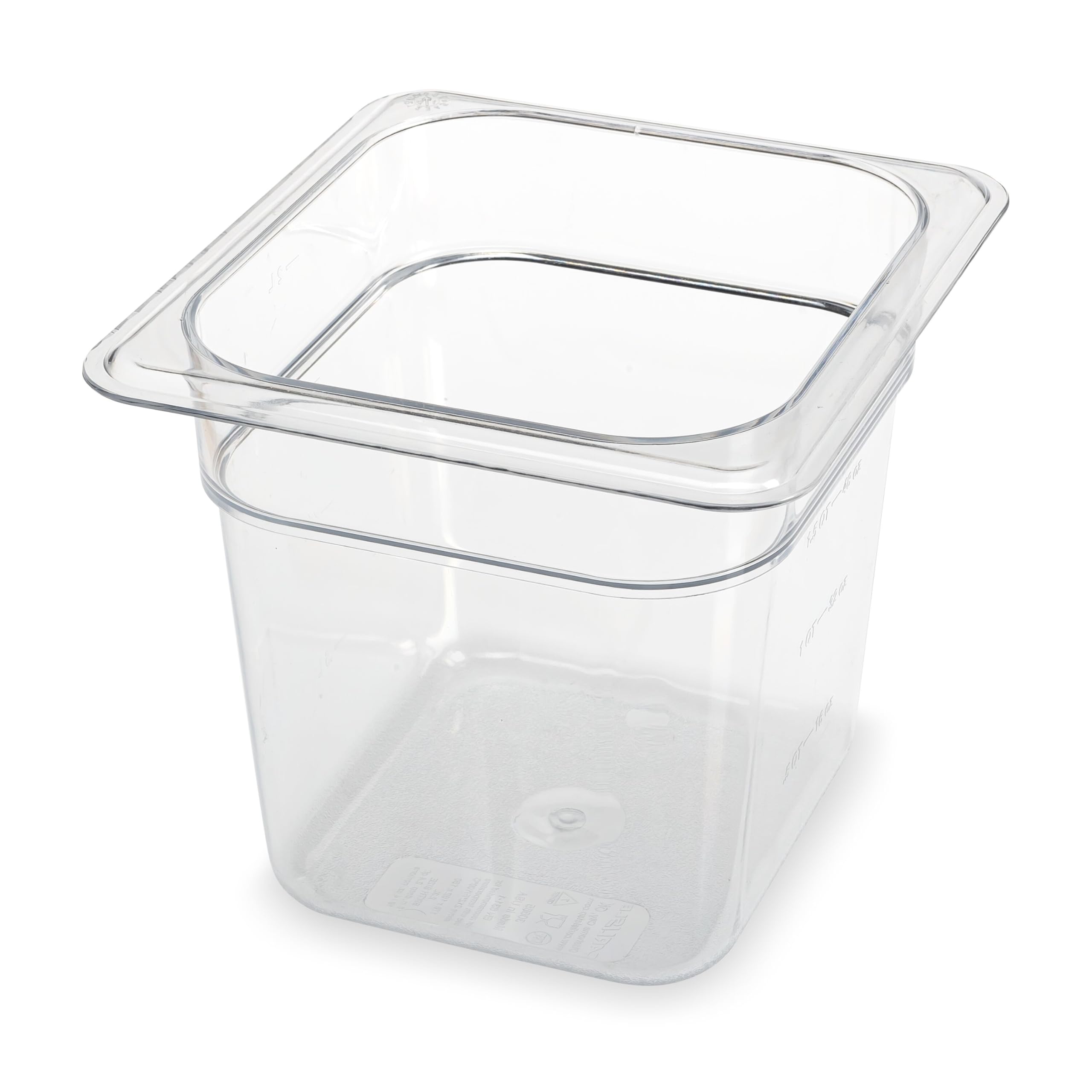Carlisle 1/6 Size Polycarbonate Food Storage Container - 6
