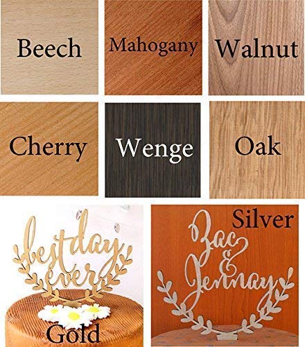 Personalized Wedding Cake Topper - Custom Initials & Monogram Cake Decorations for Wedding, Anniversary & Special Occasions | Elegant Cake Decor for Celebrations