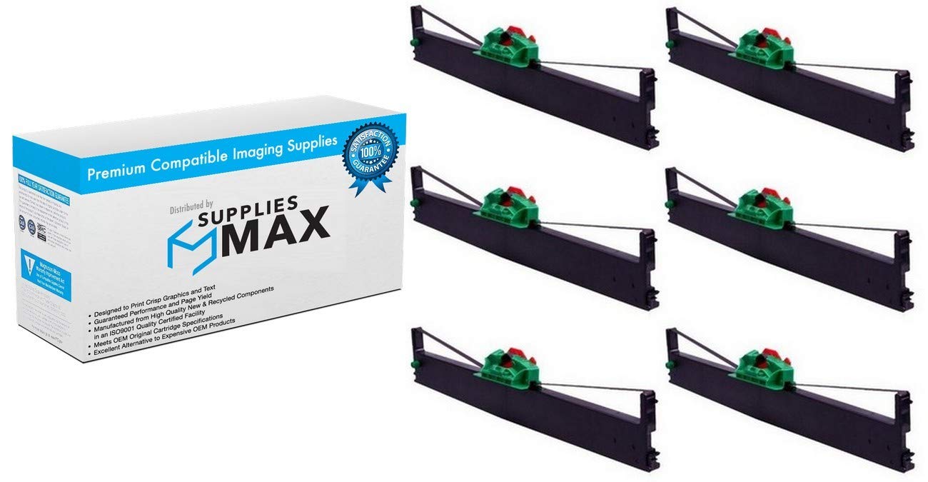 Olivetti PR-2 Snugcart Black Printer Ribbons (6-Pack) - Compatible Replacement B0231E for Office & Retail Printing Needs