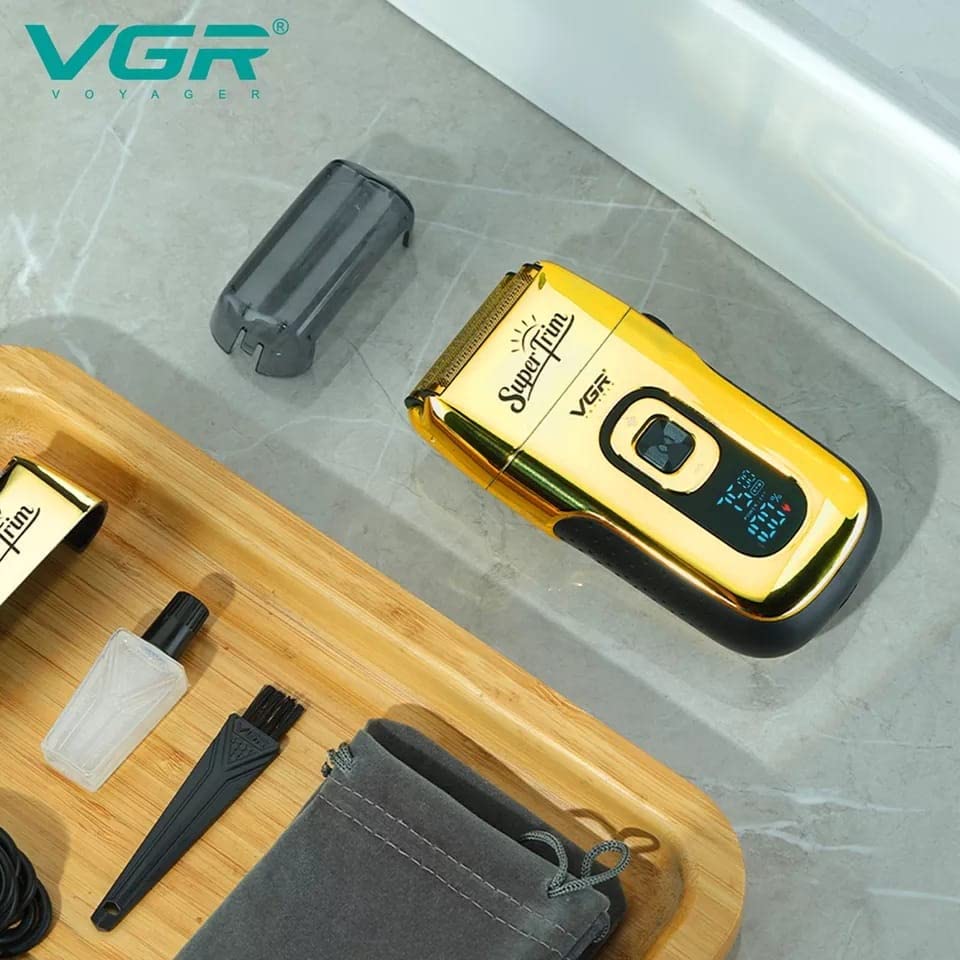 Rechargeable Electric Razor for Men - Wet & Dry Shaver with Beard Trimmer & Hair Clipper - Perfect for Travel, Home, and Gym Use