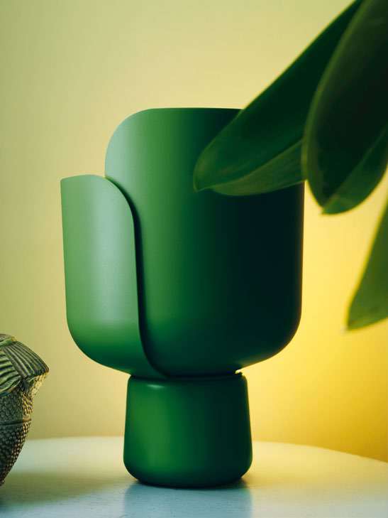 Blom Table Lamp by FontanaArte - Modern LED Bedside Lamp with Adjustable Brightness for Living Room, Bedroom & Office Decor