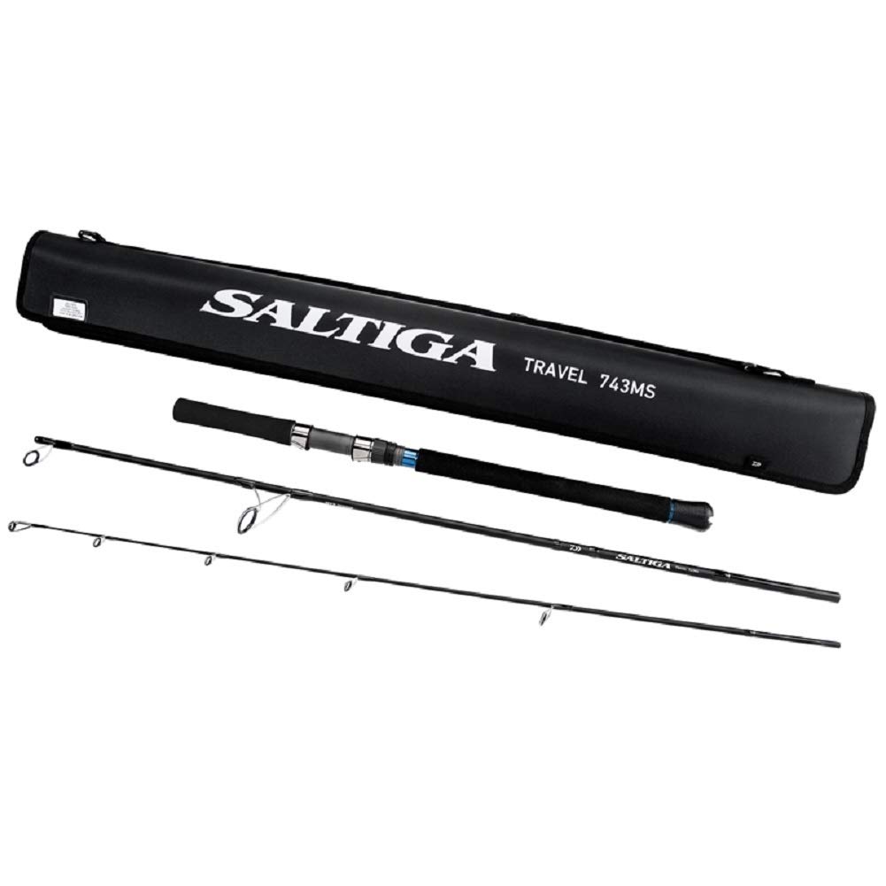 Daiwa SATR632MHS Saltiga Saltwater Travel Fishing Rod - 2-Piece, 30-50 lb Braid Line Weight, Multi-Color | Perfect for Offshore, Inshore & Travel Fishing Adventures
