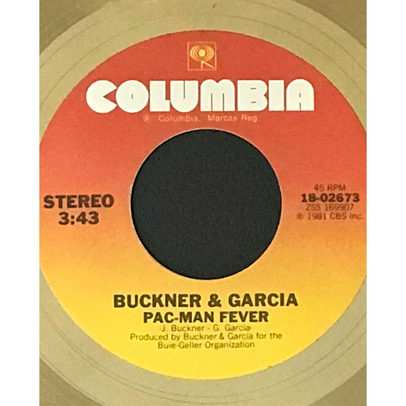 Buckner & Garcia Pac-Man Fever Vinyl Record - Columbia Label Award Winning 80s Video Game Soundtrack - Perfect for Retro Gaming Fans & Music Collectors