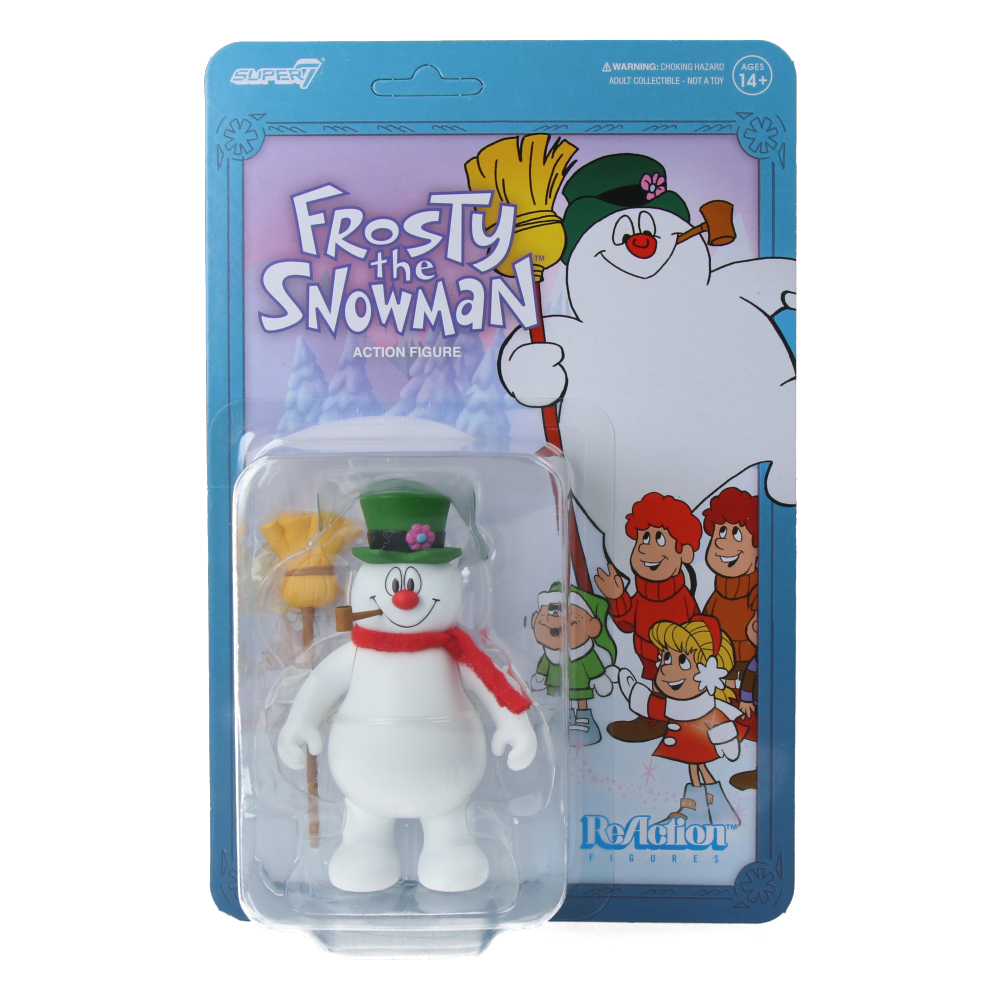 Frosty the Snowman ReAction Figures - Classic Holiday Collectible Toy for Christmas Decorations & Gift Giving