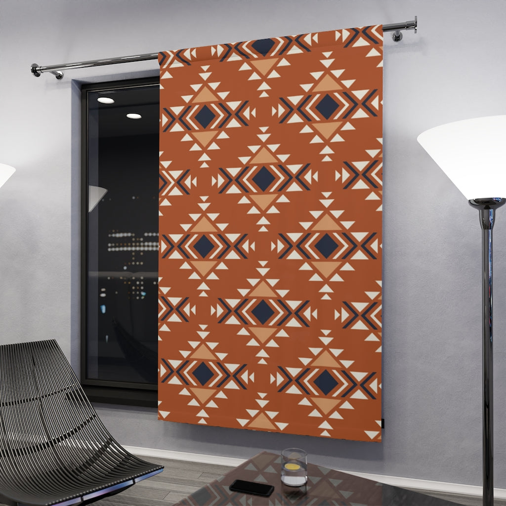Casablanca Blackout Window Curtains - 1 Panel Southwestern Style for Bedroom & Living Room - Thermal Insulated Drapes for Home Decor