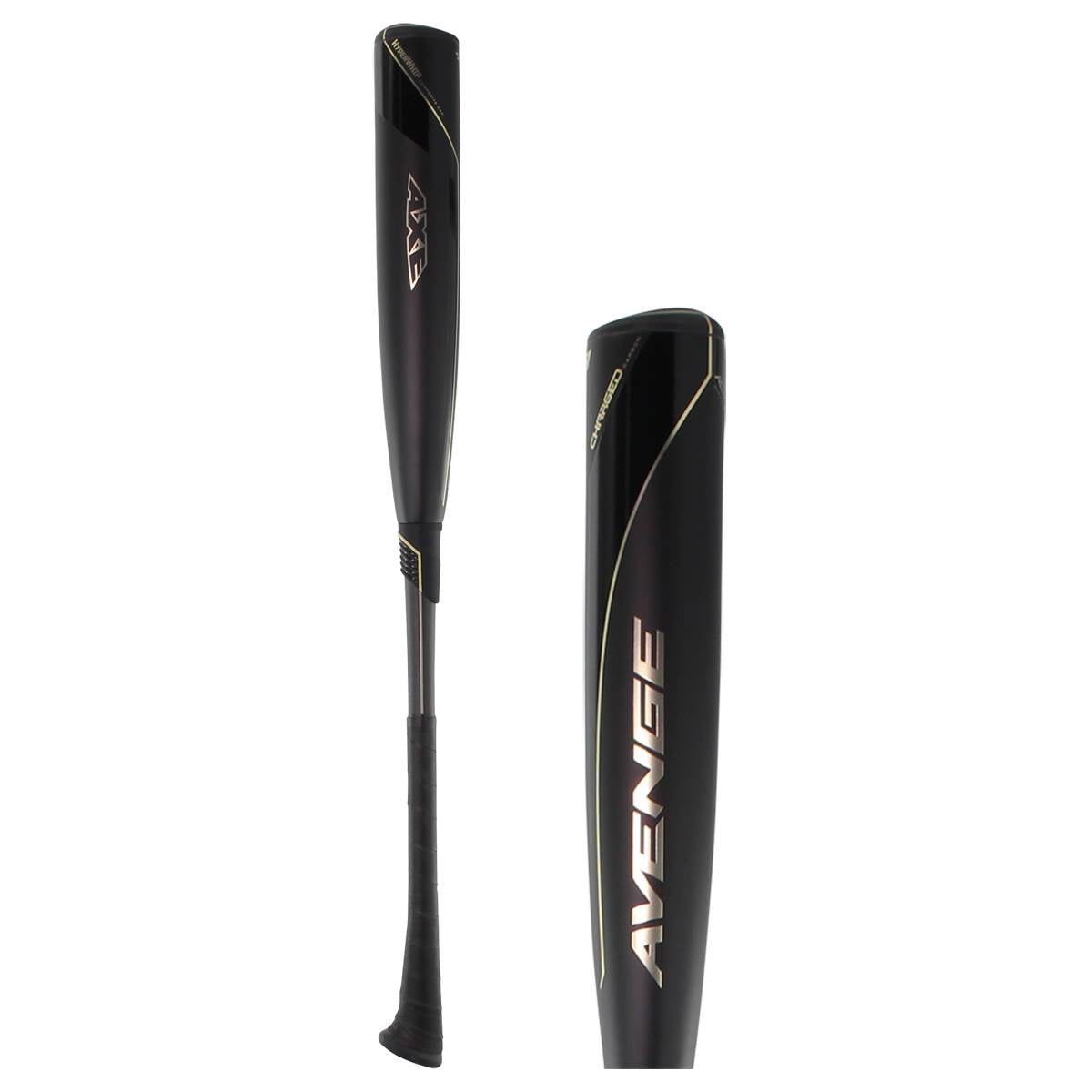 New Axe Avenge Pro Axe Handle BBCOR Baseball Bat - L140H Black/Gold | High-Performance Youth & Adult Baseball Bat for Games & Training | Perfect for League Play, Practice, and Home Run Drills