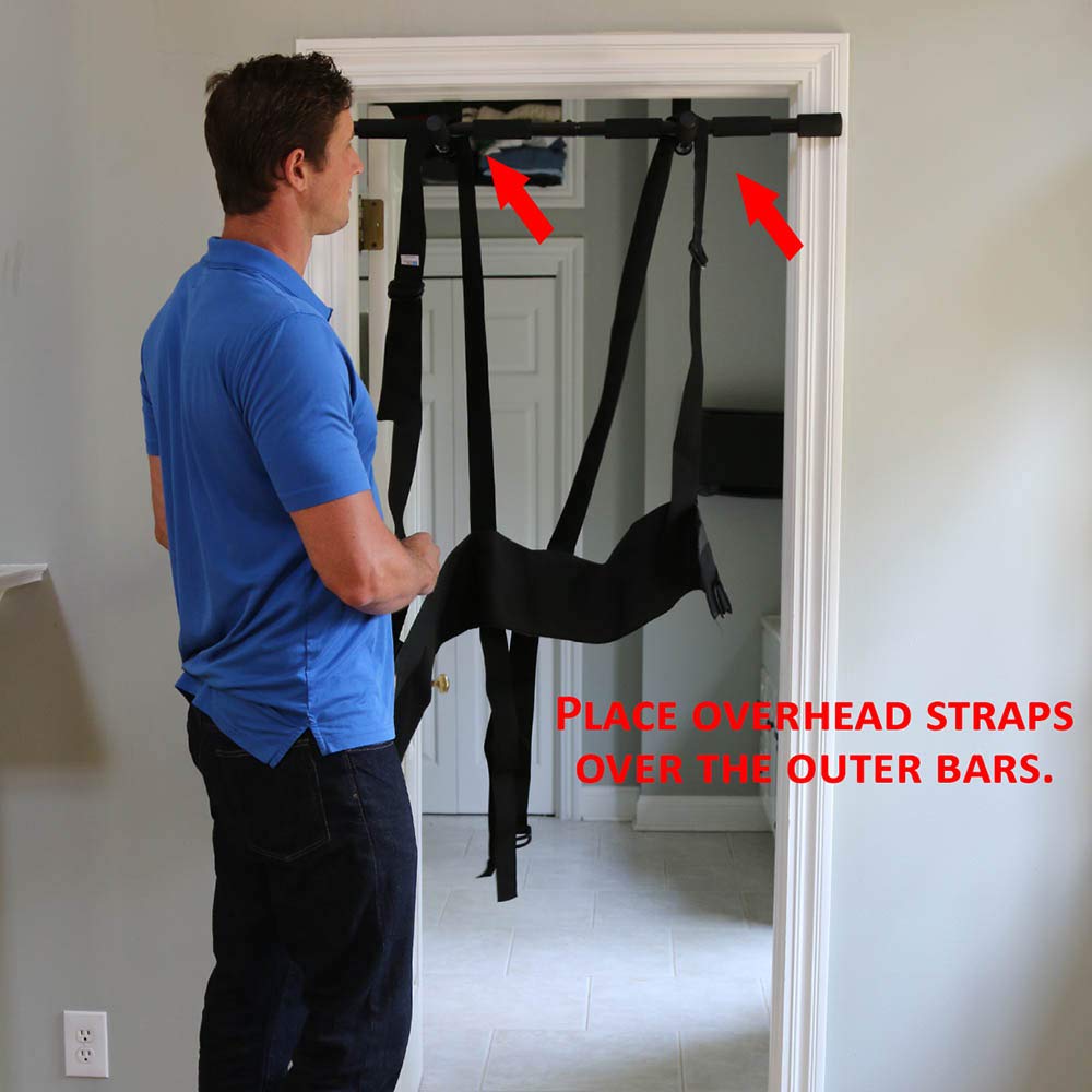 3-Minute Back Stretcher for Spinal Decompression - Low Back Traction Therapy Device, Alternative to Inversion Table, Safe for All Back Conditions (Small Harness, No Bar) - Perfect for Office Workers, Athletes & Home Use