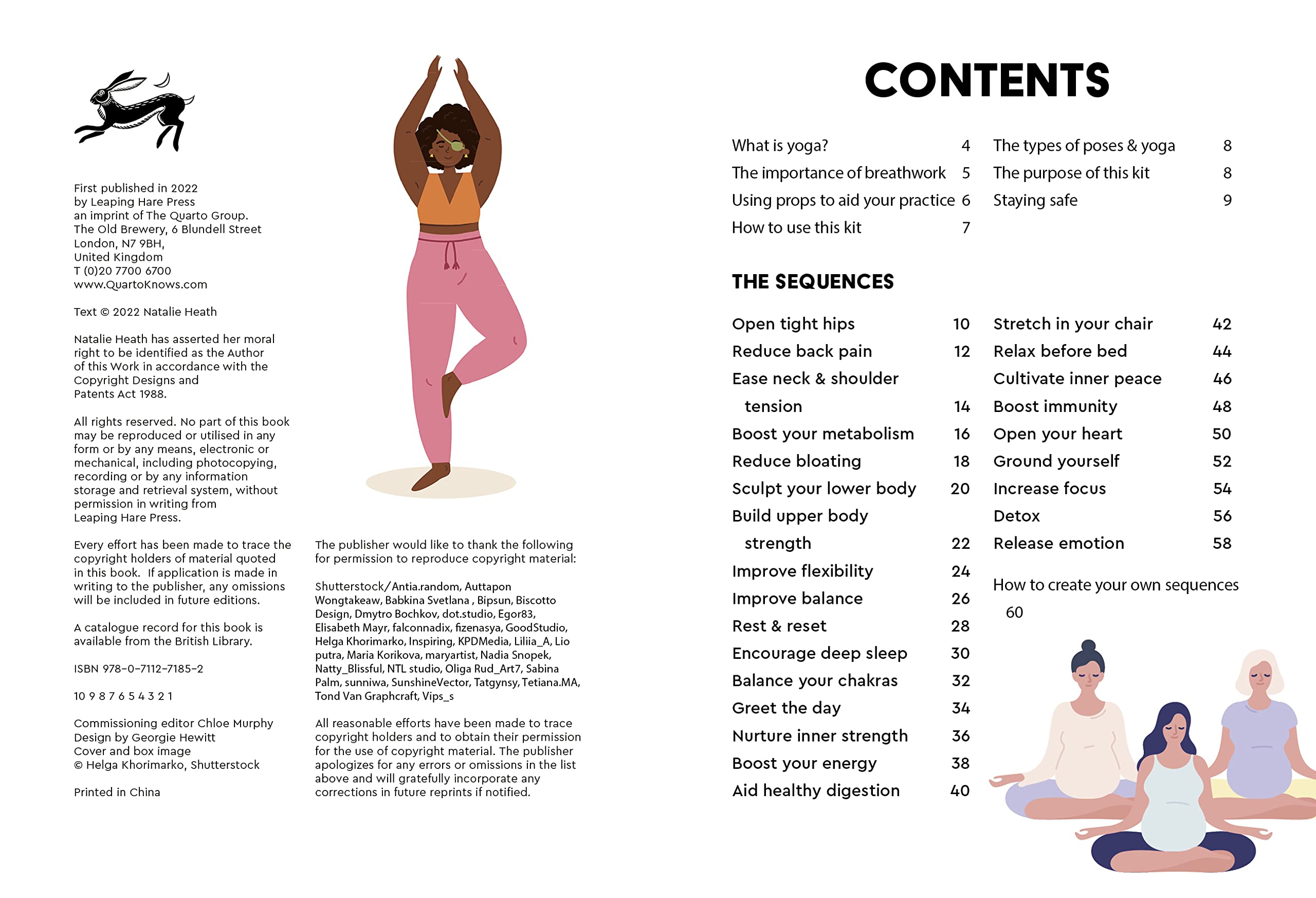 Yoga Asana Cards: 50 Poses & 25 Sequences for Home Practice, Studio & Travel - Premium Wellness Yoga Flash Cards for Beginners to Advanced
