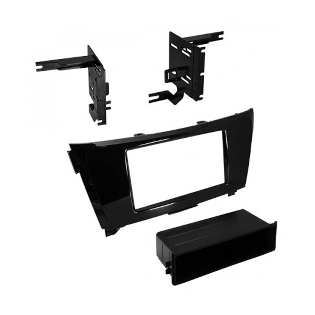 2014-2017 Nissan Rogue Car Stereo - American International NDK735MG Single/Double DIN Radio with ISO Mount & Storage Pocket | Perfect for Upgrading Your Vehicle Audio System