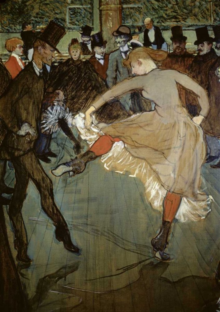 Toulouse-Lautrec Dance at the Moulin Rouge Fine Art Print - 41x28 Inch High Quality Paper Reproduction - Perfect for Home Decor, Office Wall Art & Gift Giving