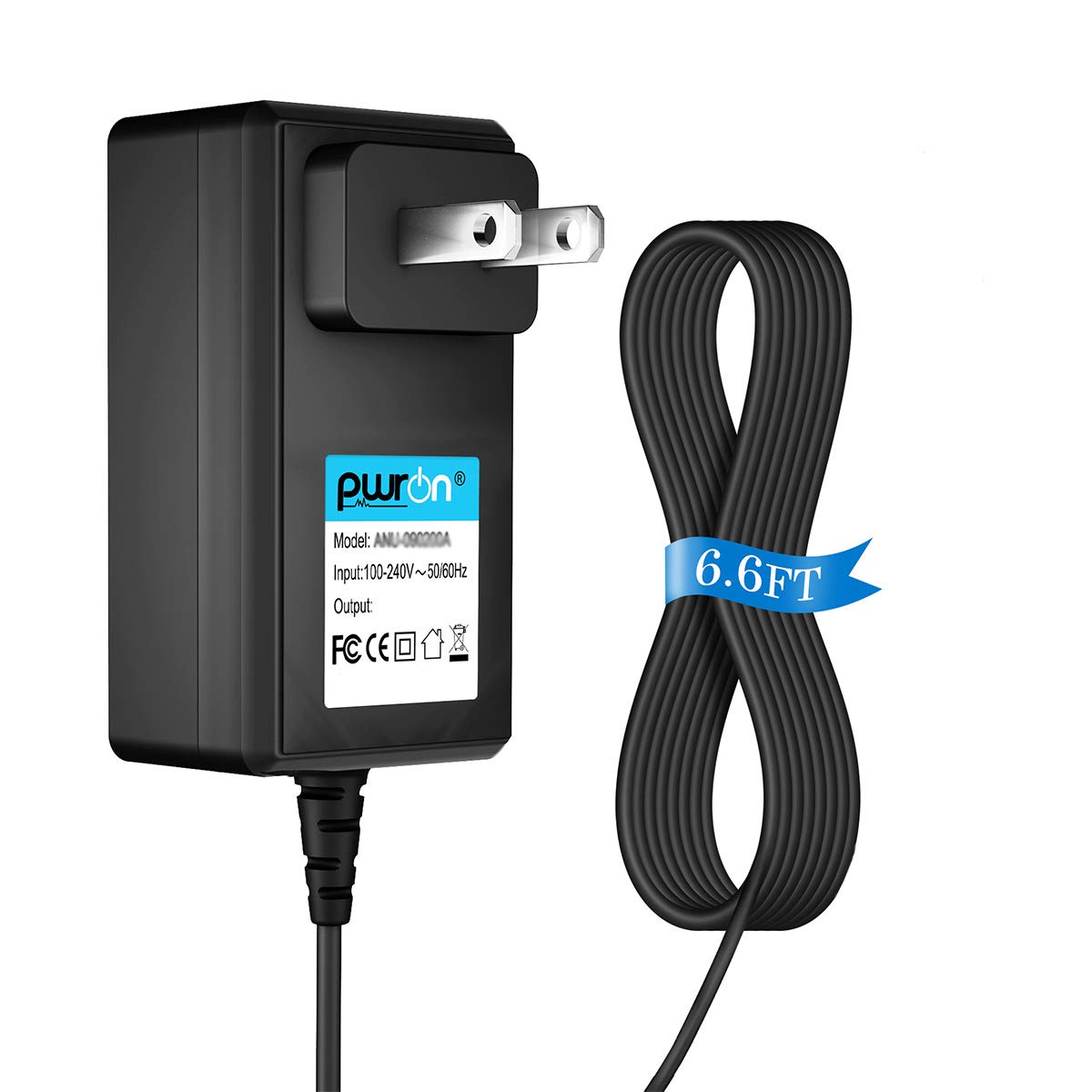 NETGEAR ProSAFE GS105Ev2 Wireless Router Power Adapter Charger - 6.6FT AC/DC Cable Replacement - Perfect for Home Office & Small Business Network Setup